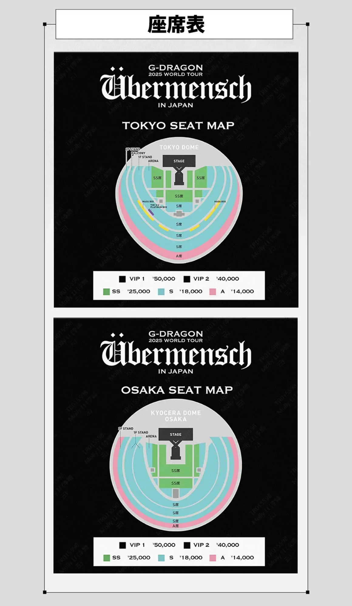 G-DRAGON 2025 VIPパス & 特典カードセット G-DRAGON 2025 WORLD TOUR [Ubermensch] IN JAPAN | ローチケ