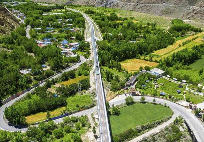 拉薩到林芝高鐵 