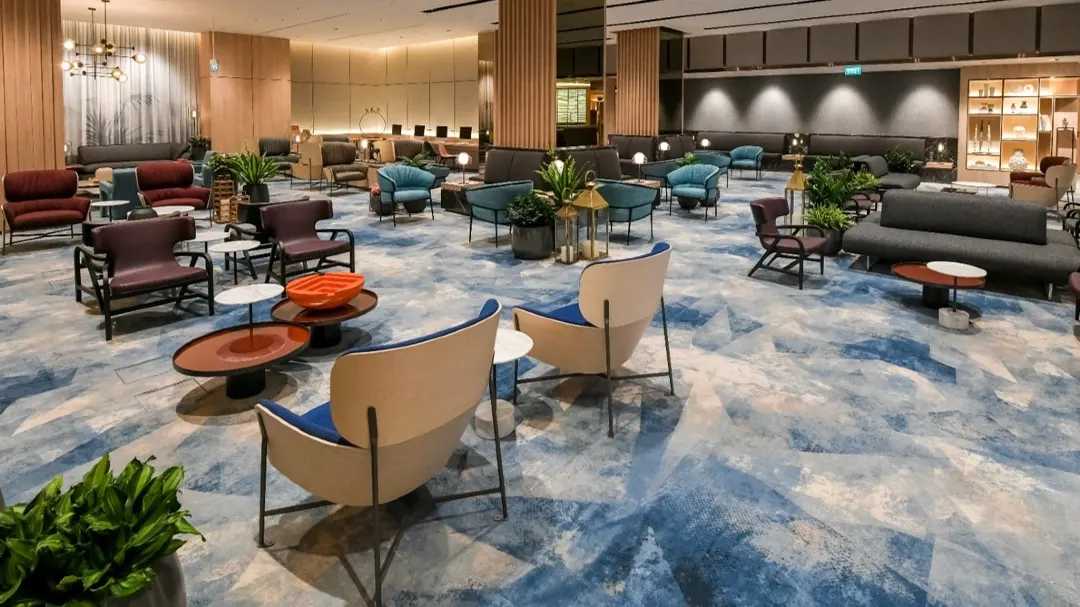 ที่นั่งในเลานจ์สนามบินสิงคโปร์