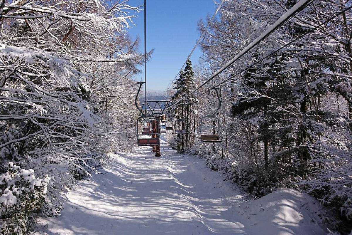 นั่งเคเบิ้ลชมหิมะ