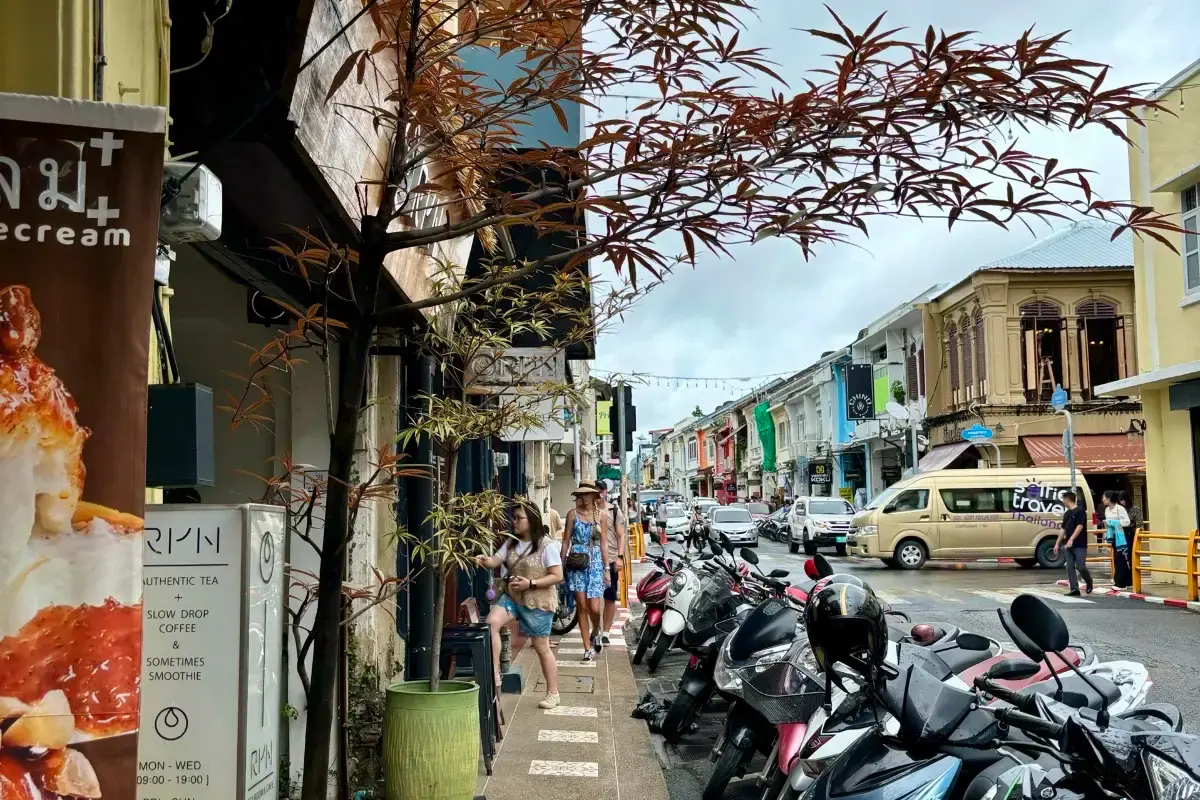 along the road at Old Phuket Town