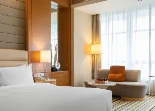 ห้องพักของ Holiday Inn Tianjin Riverside 