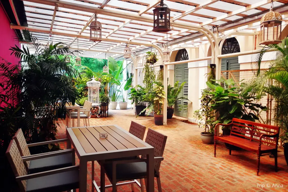 The interior of a restaurant