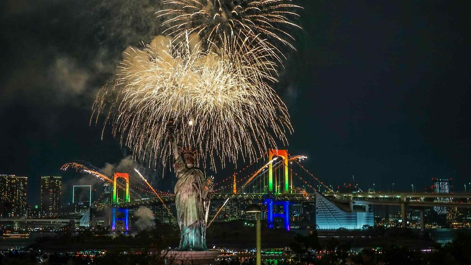 12월 축제, 오다이바 레인보우 불꽃축제