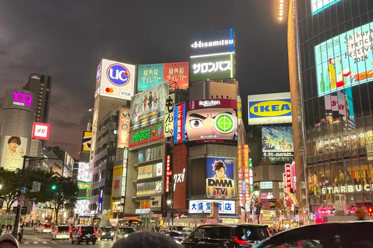 Shibuya Crossing street view