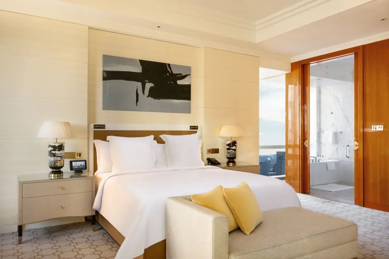 ห้องพักของโรงแรม Four Seasons Hotel Tianjin 