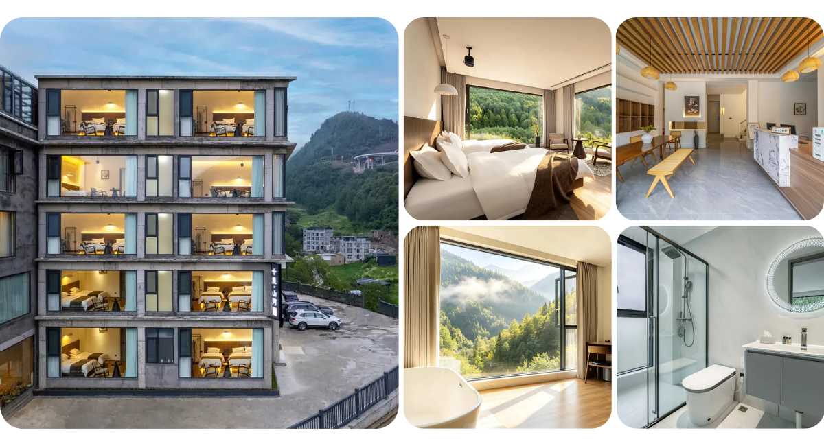 Ten miles of mountains and rivers light luxury B&B (Siguniang Mountain)