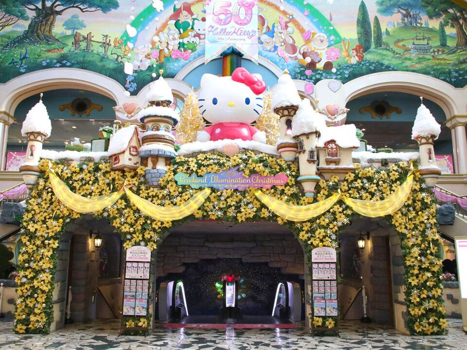 聖誕主題的打卡區域