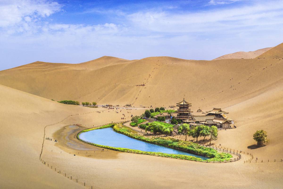 敦煌景點 #2 鳴沙山月牙泉