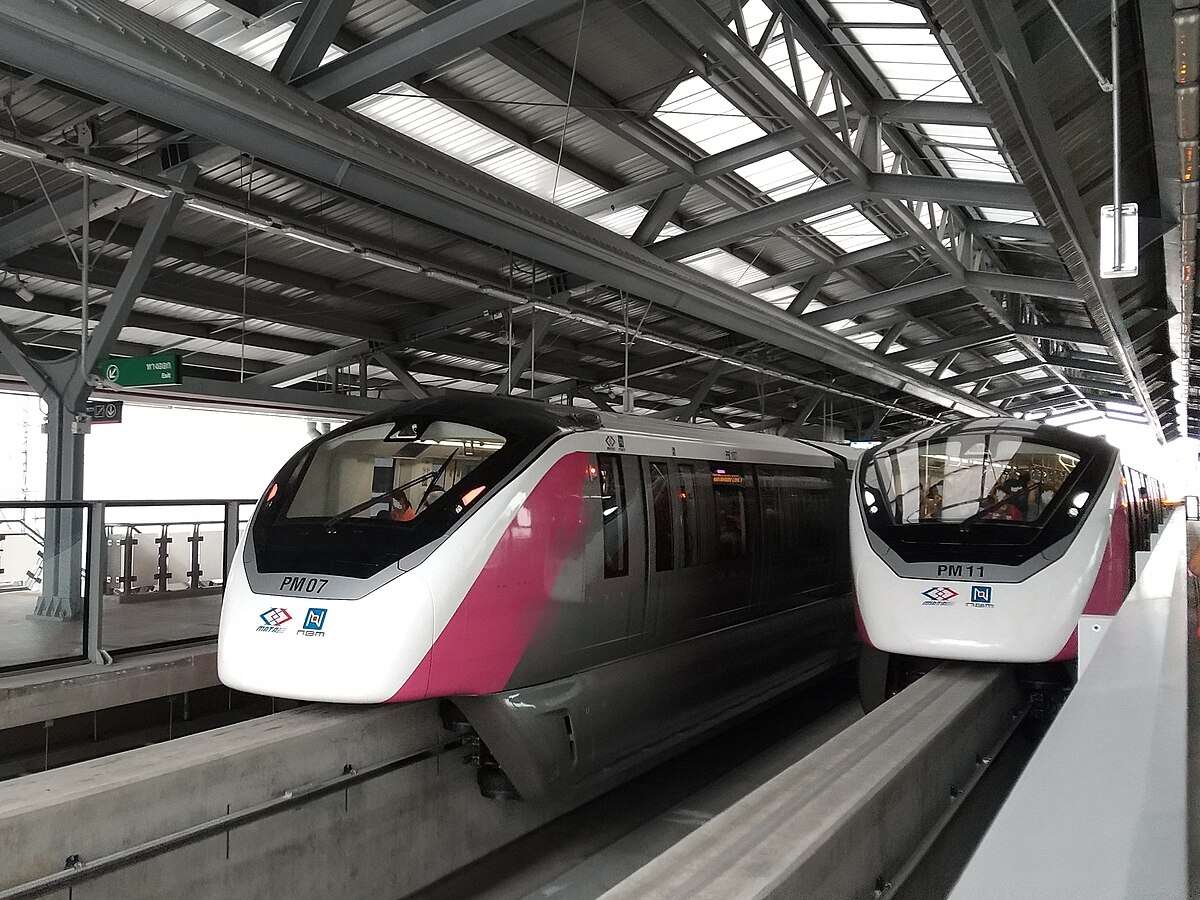 รถไฟฟ้าสายสีชมพู