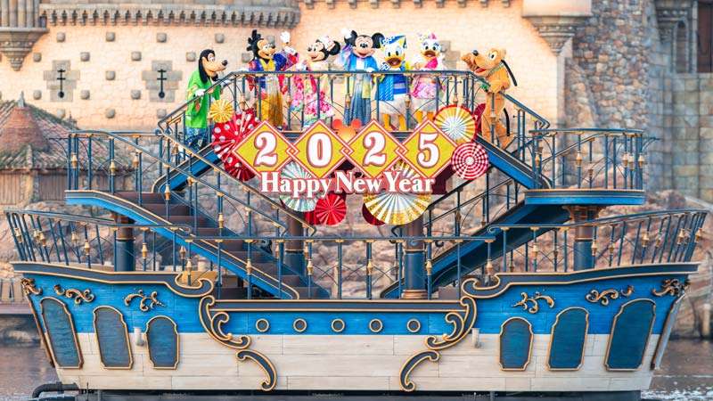 東京迪士尼海洋 25 週年:新年特別活動