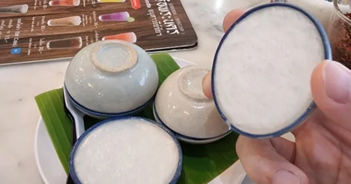Khanom Krok (Thai Coconut Pudding)
