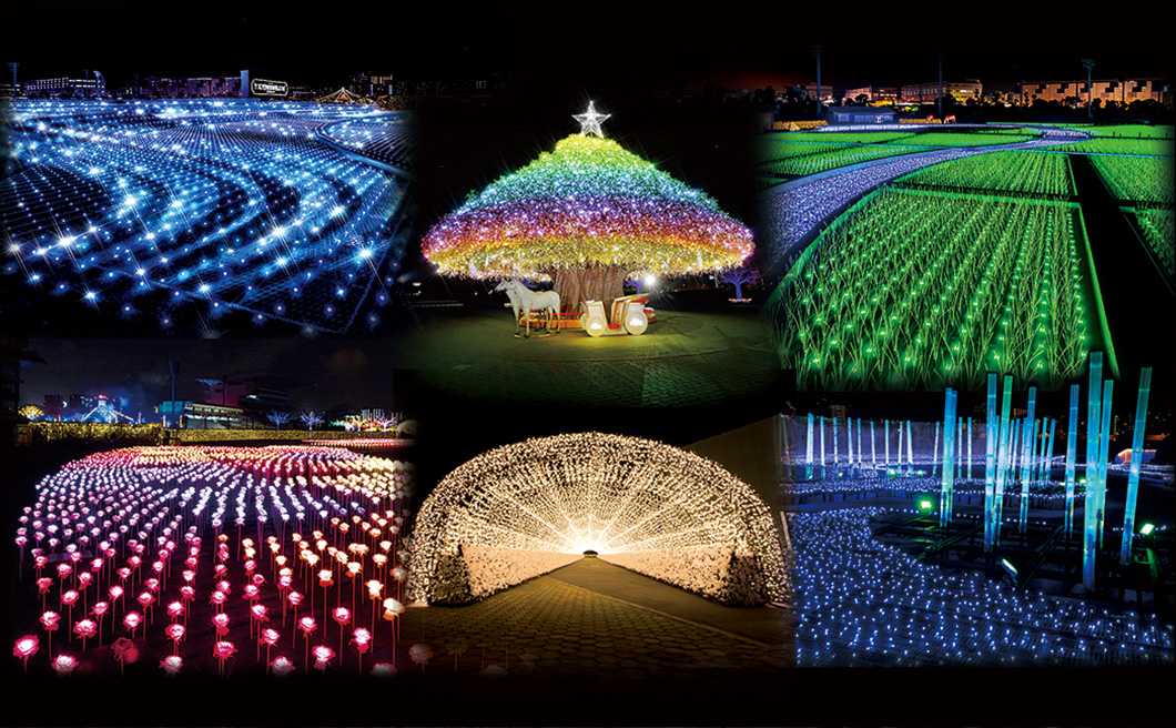 東京單軌電車沿線景點推薦 大井競馬場前站:冬季限定燈飾盛會「大井賽馬場」