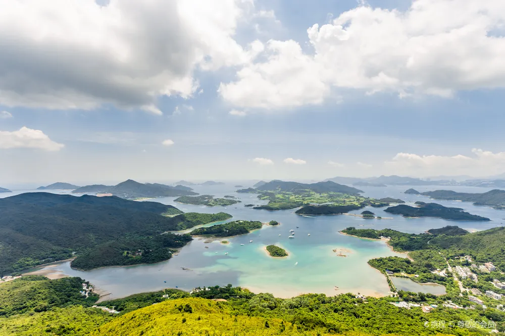 A panoramic view of Sai Kung Island
