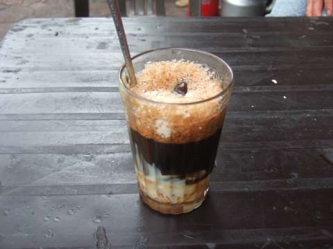 กาแฟดำผสมนมข้นหวานเวียดนาม