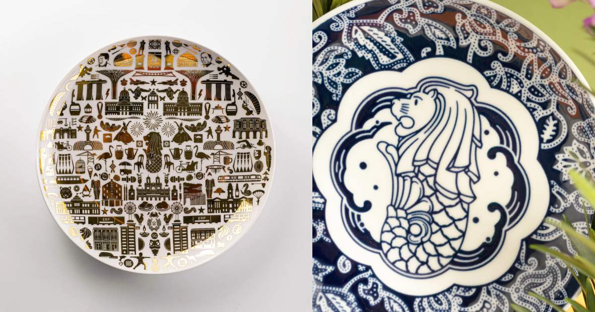 Supermama Porcelain Plates