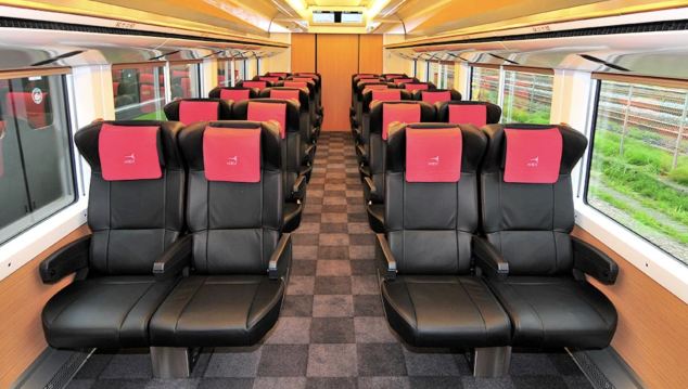 Phân loại khoang trên tàu Narita Express (N'EX)