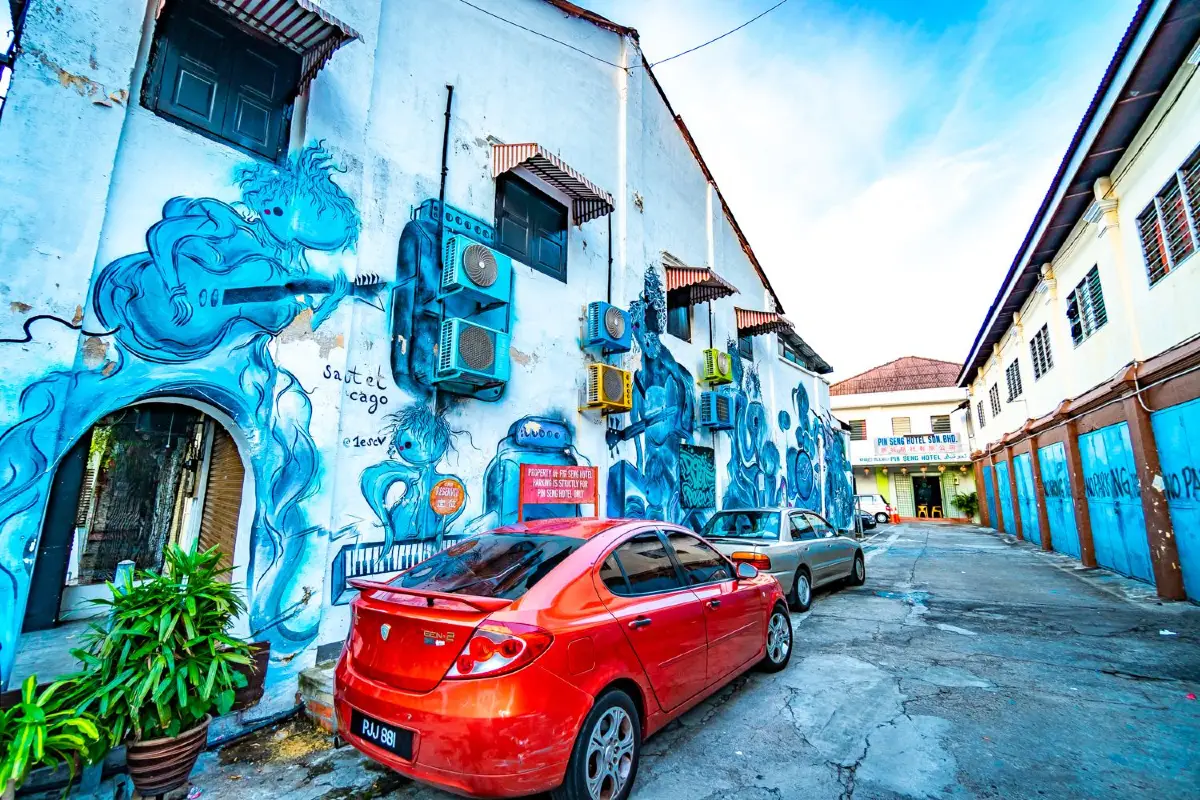street art scene in Penang