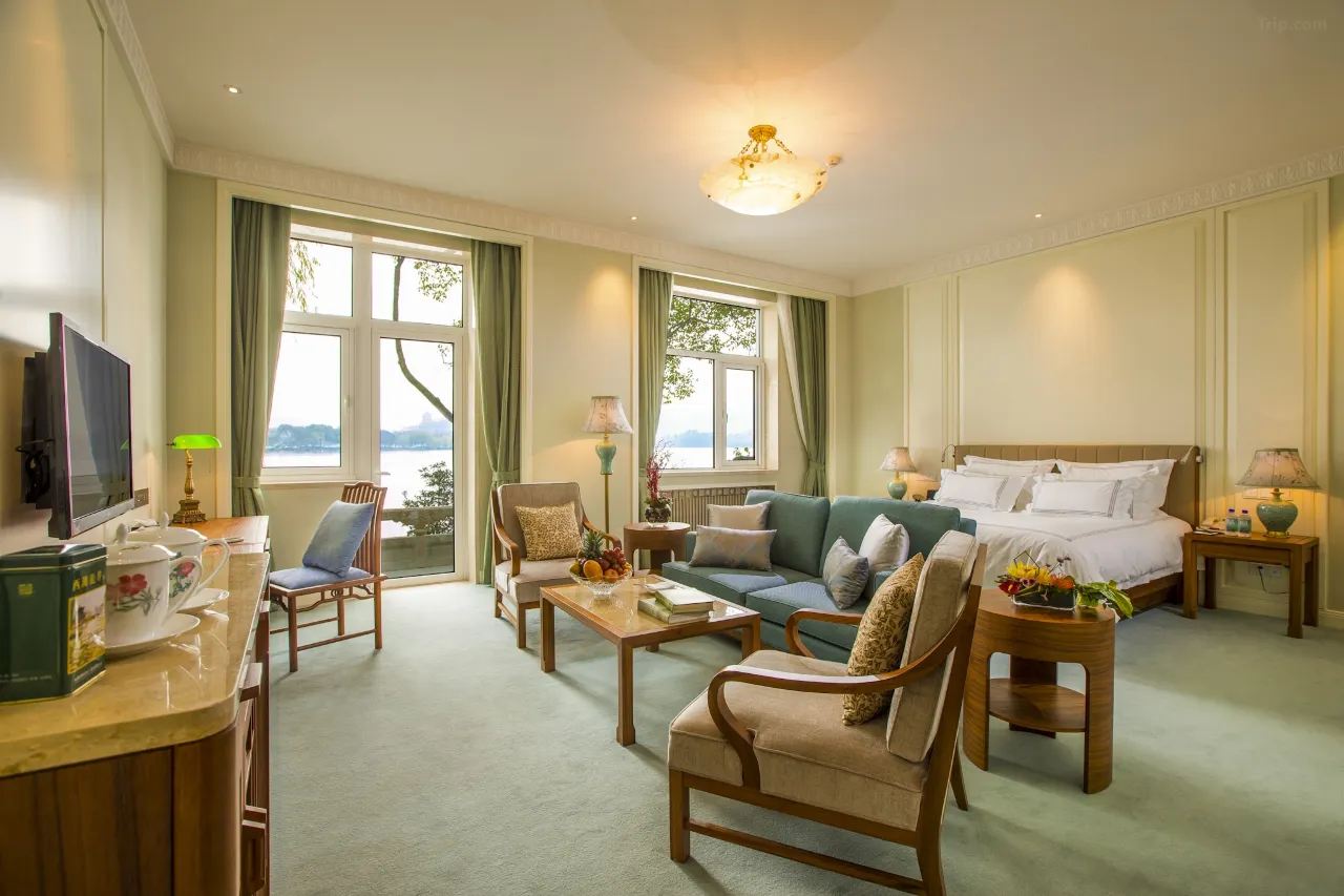 杭州住宿|杭州西湖國賓館·西湖第一名園