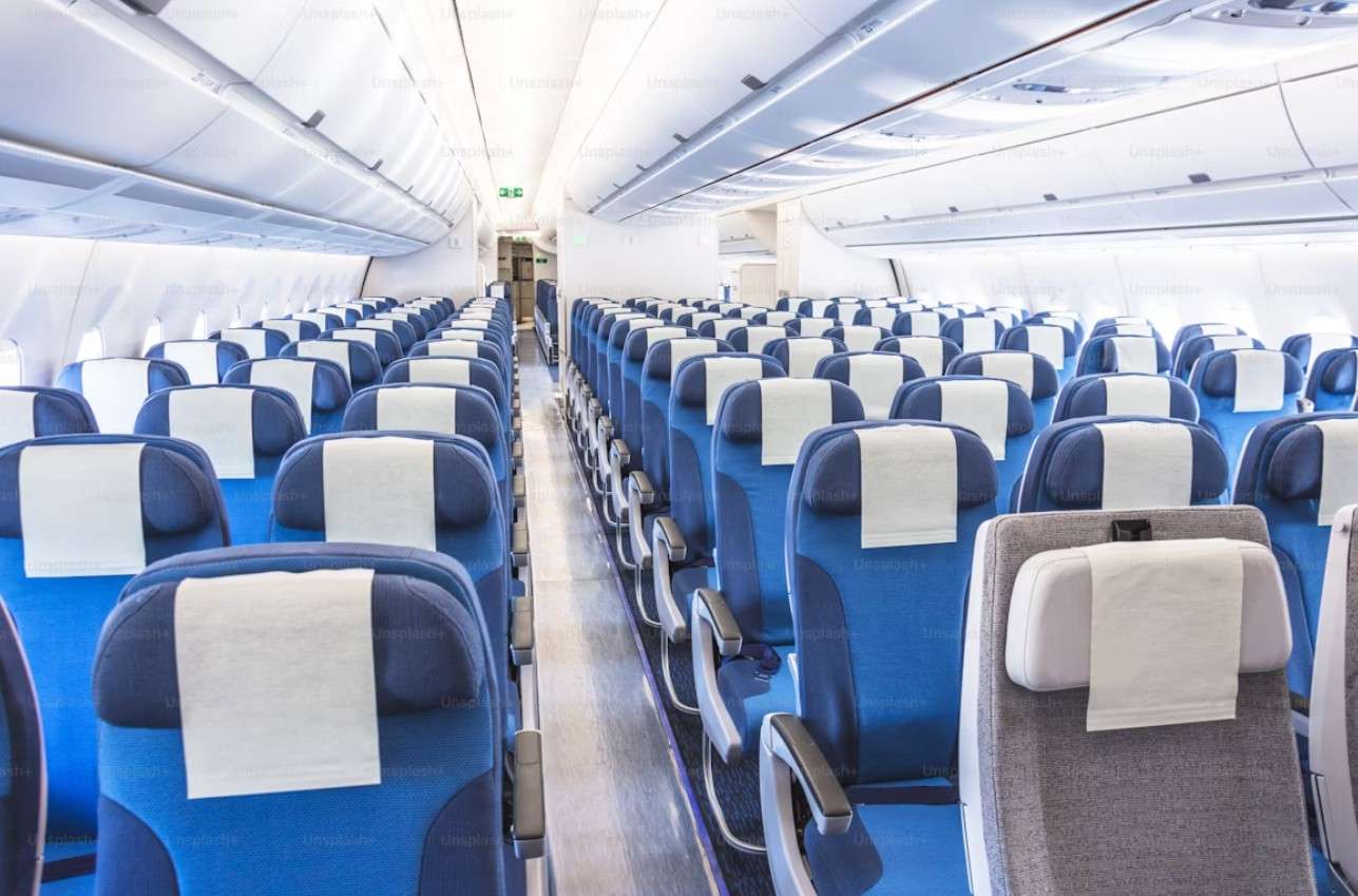 First time flyers - airplane seats