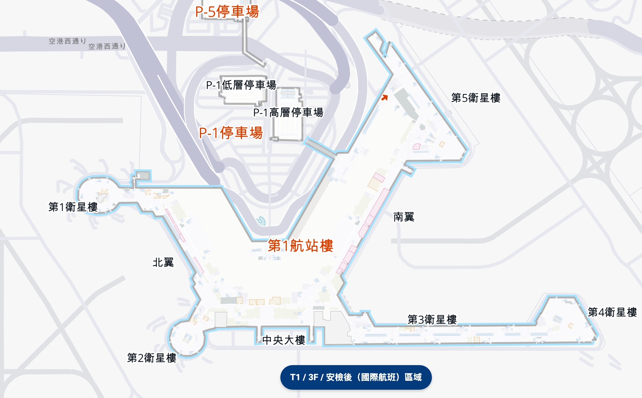 成田機場 #1 第一航廈出境大廳