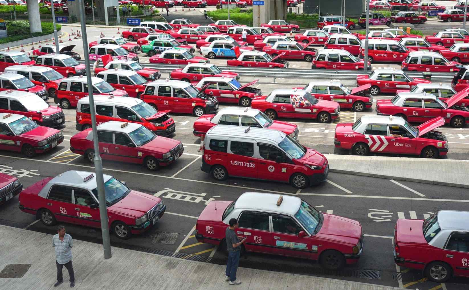 홍콩 혼자 여행, 택시