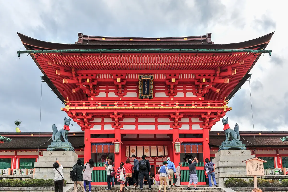 view of Fushimi Inari Taisha