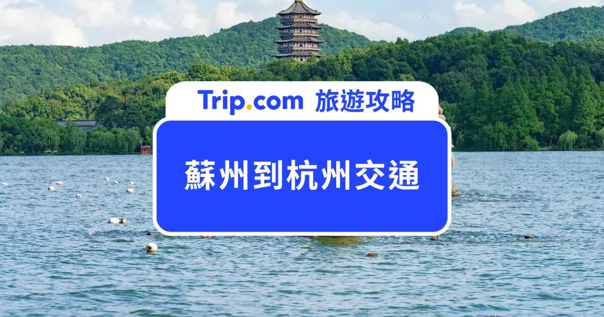 【2026 蘇州到杭州交通】高鐵車程、票價比較與台胞證購票攻略