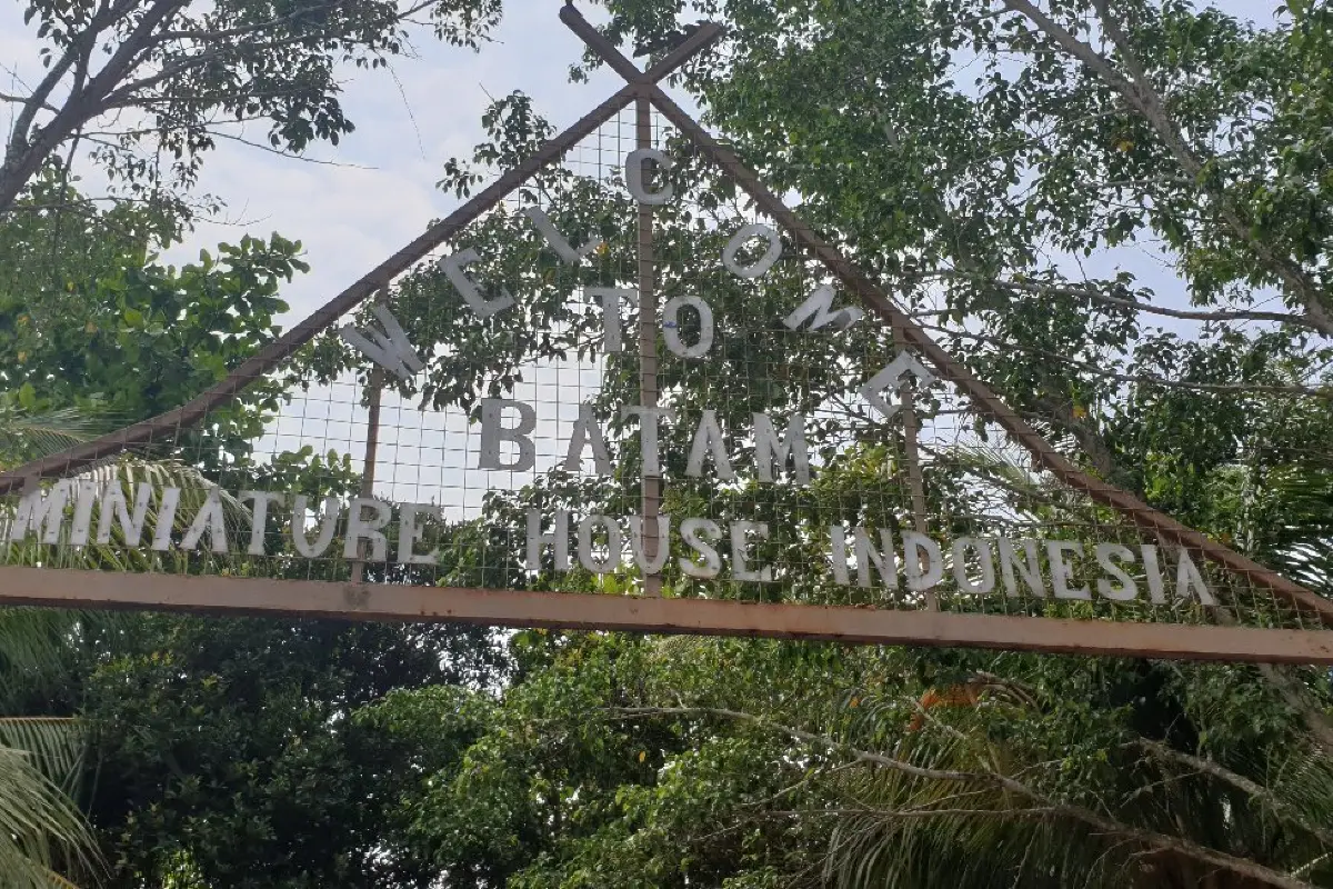 entrance to Miniature House Indonesia