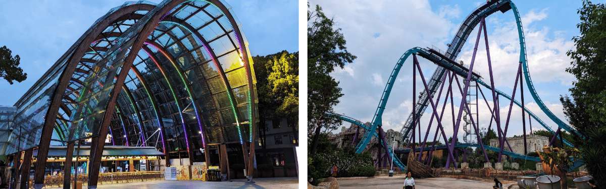 Achterbahnen im Happy Valley Chengdu