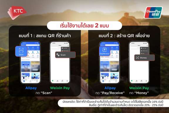 การใช้งาน KTC UnionPay