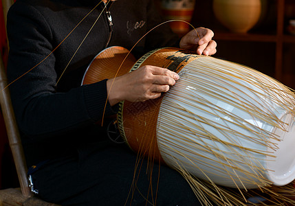 งานจักสานไม้ไผ่