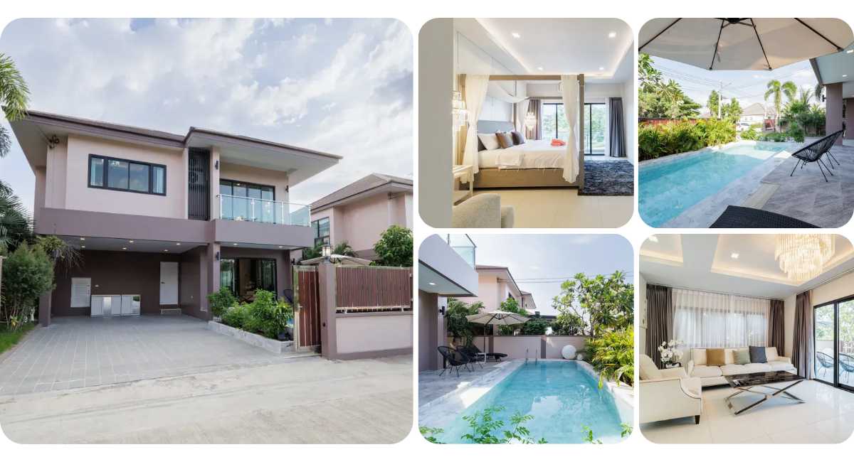 Venice, Pattaya, Villa สระว่ายน้ำเดี่ยวสี่ห้องนอน&nbsp;