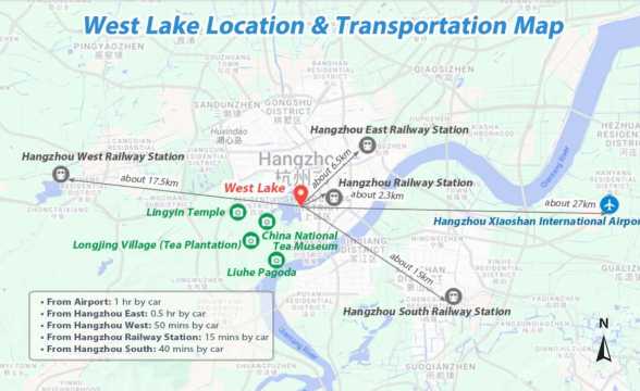 West Lake Location Map