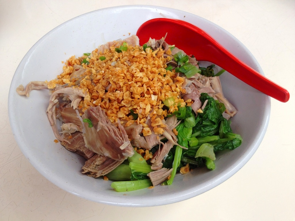 A famous duck vermicelli noodle dish