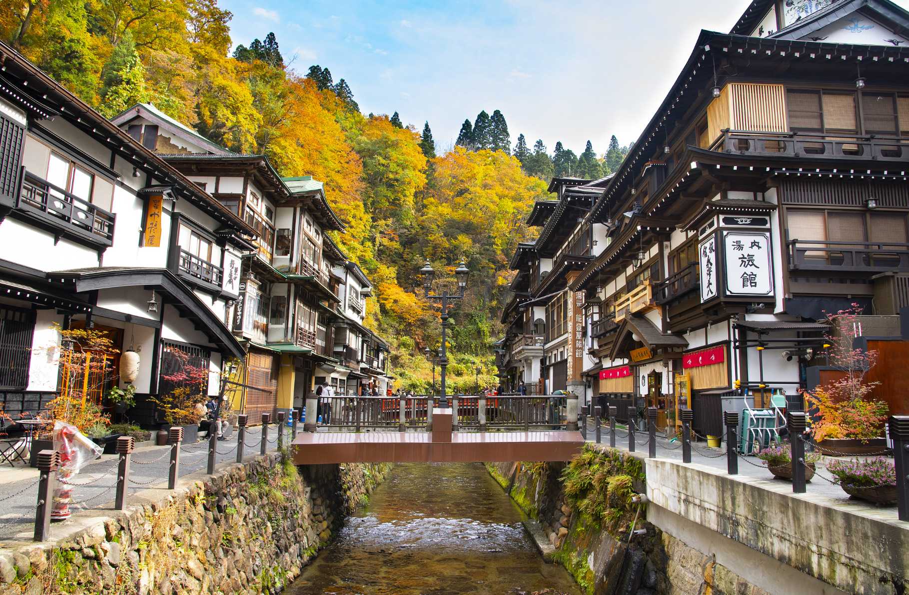 日本東北賞楓景點｜山形 - 銀山溫泉