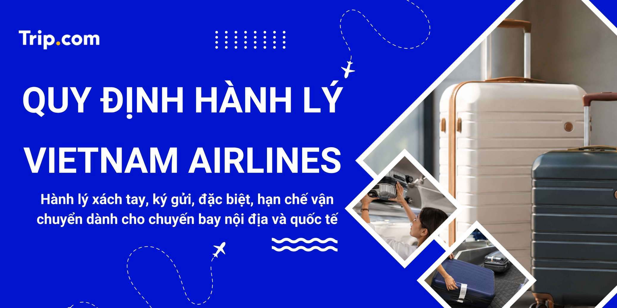 Quy định hành lý Vietnam Airlines 2026: Xách tay, Ký gửi nội địa & quốc tế | Trip.com