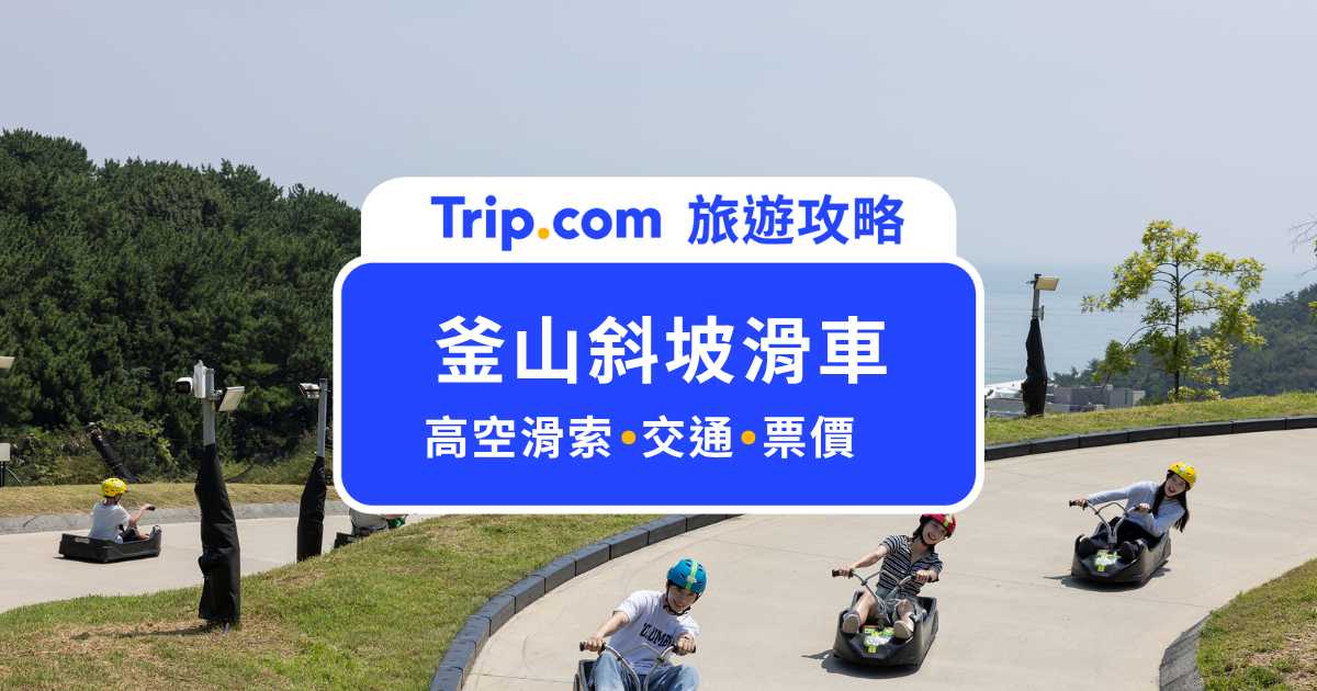 2026 釜山斜坡滑車｜親子必去！玩轉 4 條賽道、全新高空滑索 | Trip.com