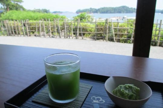 伊達抹茶與和菓子