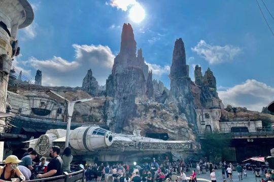 Star Wars themed rooftop details inside Galaxy's Edge at Disney's Hollywood Studios