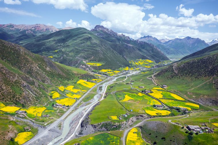 ฤดูใบไม้ผลิในลาซา เขียวขจีไปทั้งเมือง