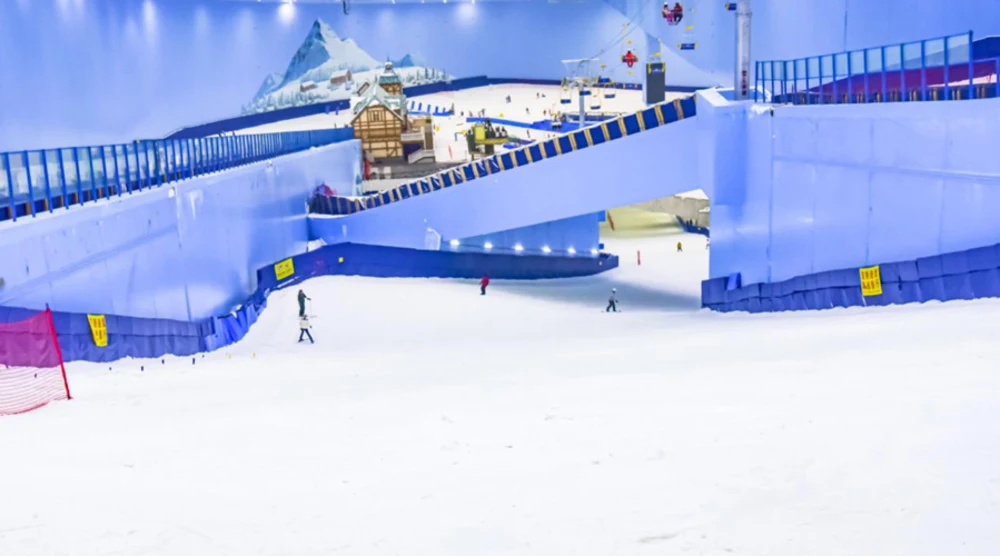 廣州融創滑雪場, 滑雪區