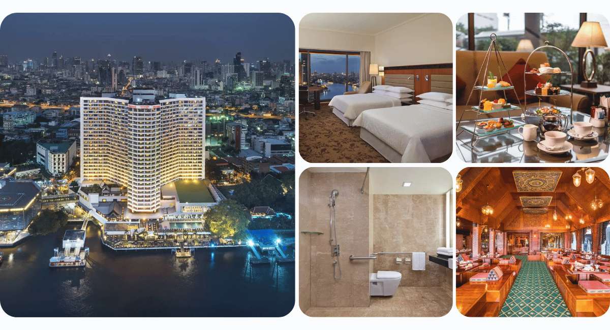 2. โรงแรมรอยัล ออคิด เชอราตัน ริเวอร์ไซด์ กรุงเทพฯ