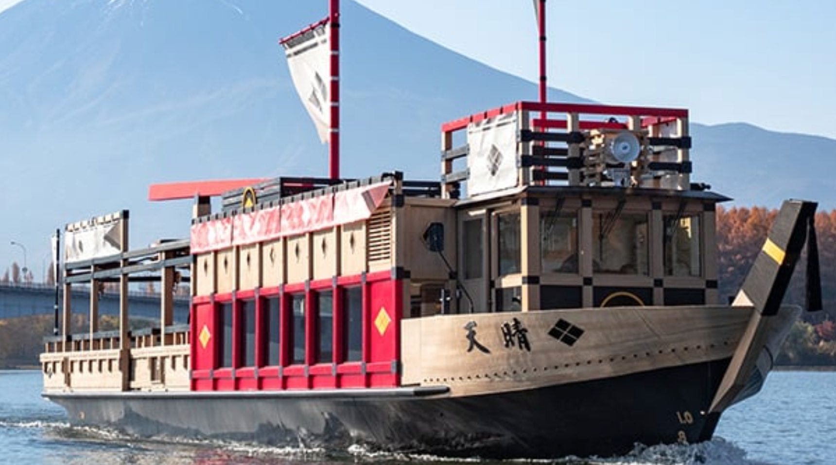 河口湖 | 河口湖遊覽船 天晴