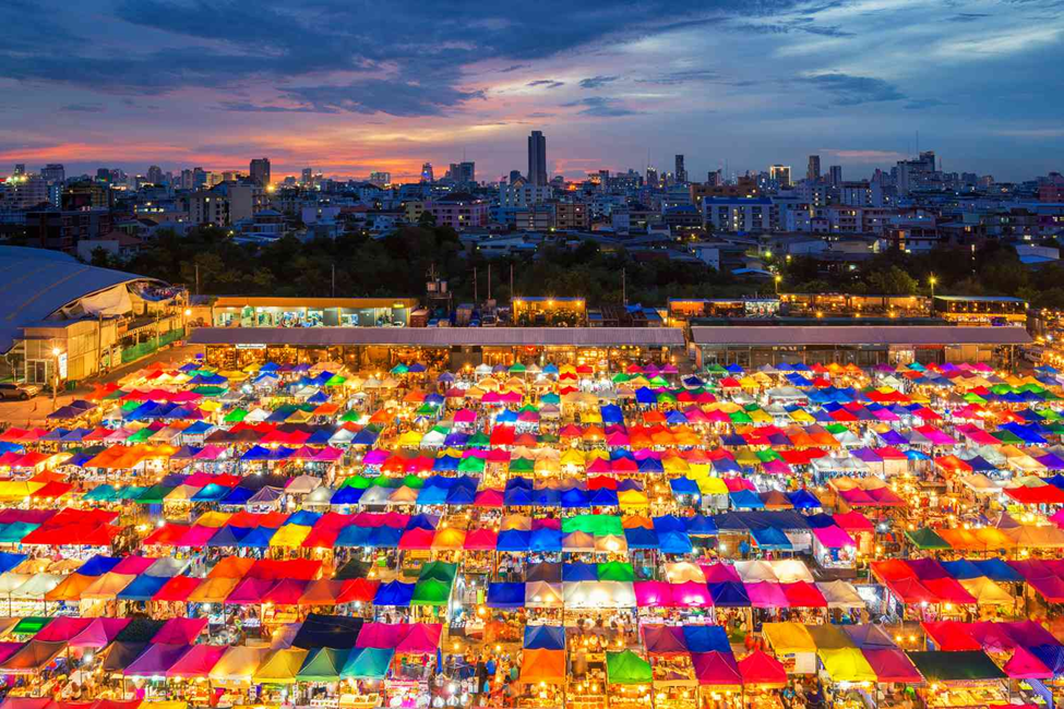 A birds eye view of Chatuchak market