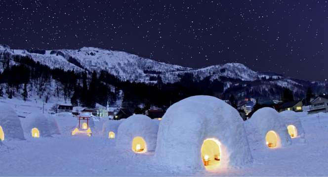 Kamakura Snow Hut Festival - ที่เที่ยวญี่ปุ่นหน้าหนาว