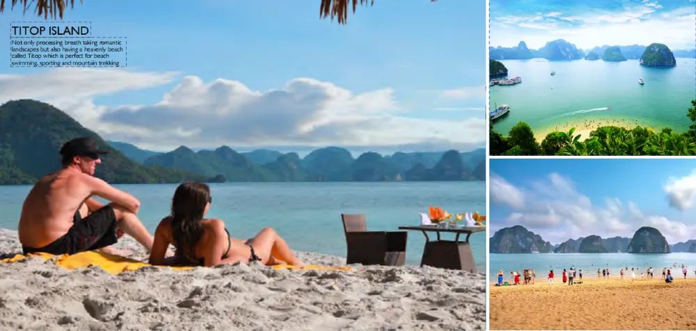 天堂島游泳或登山賞景