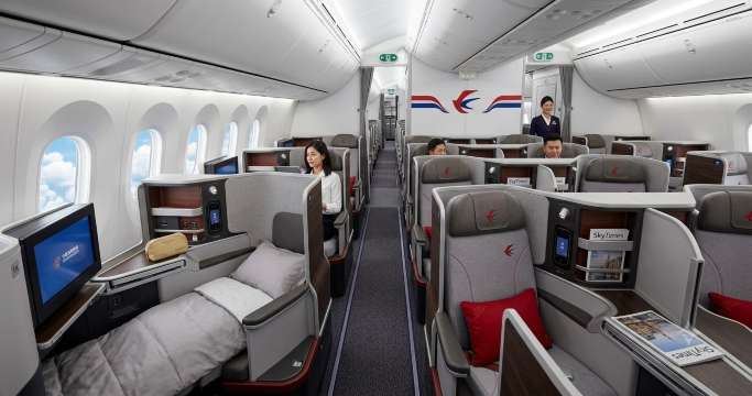 China Eastern Business Class Seat