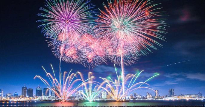 8월 오사카 여행, 요도가와 불꽃축제