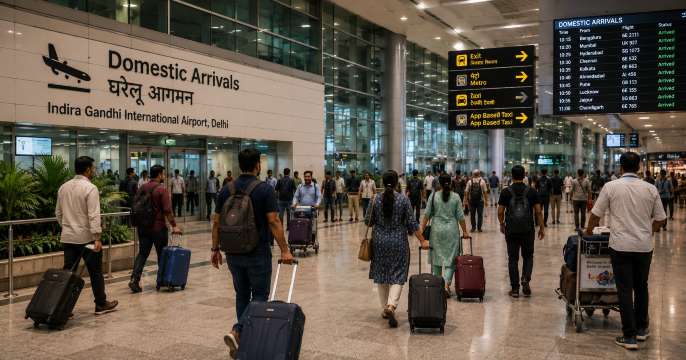Delhi Airport Arrivals